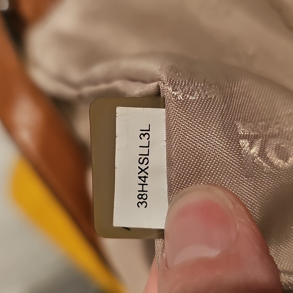 Michael Kors Sloane Leather Hobo Bag In Luggage Brown EUC - Picture 16 of 16